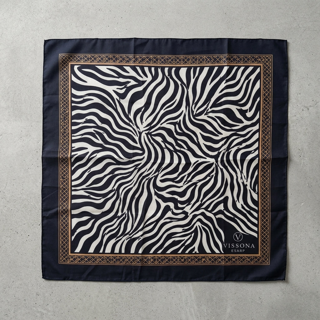 Zebra Wave Bandana