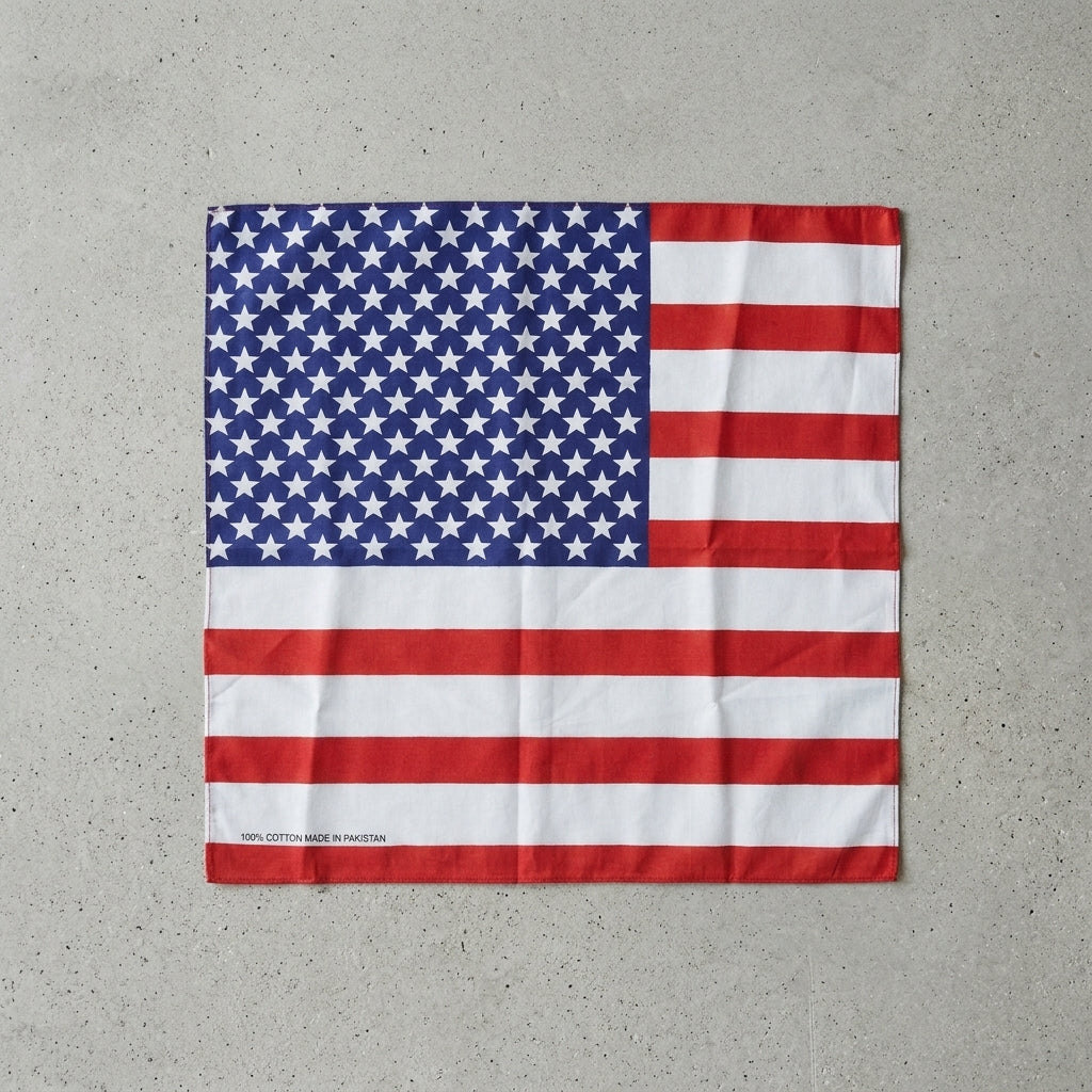 American Flag Design Bandana
