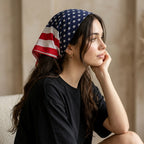 American Flag Design Bandana