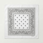 White Paisley Bandana