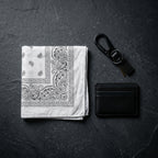White Paisley Bandana