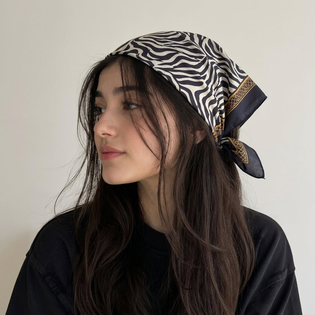 Zebra Wave Bandana