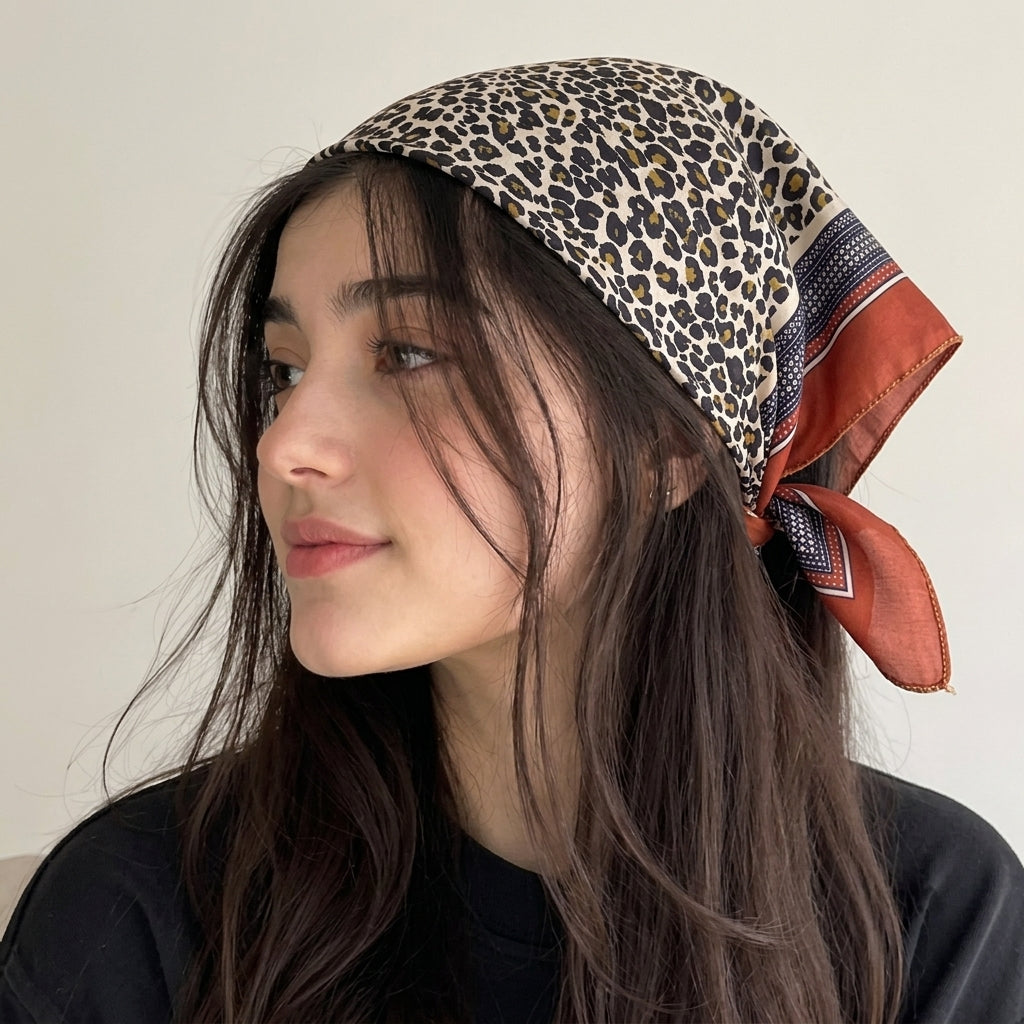 Leopard Print Bandana